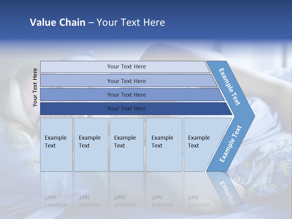 Sleepless Blonde Blanket PowerPoint Template