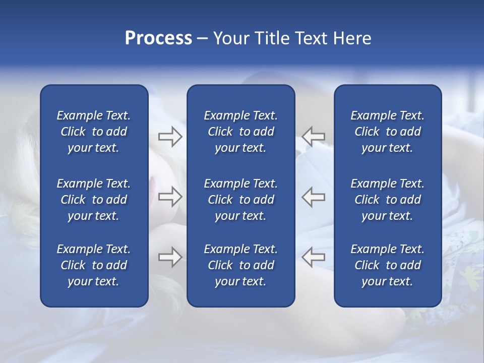 Sleepless Blonde Blanket PowerPoint Template