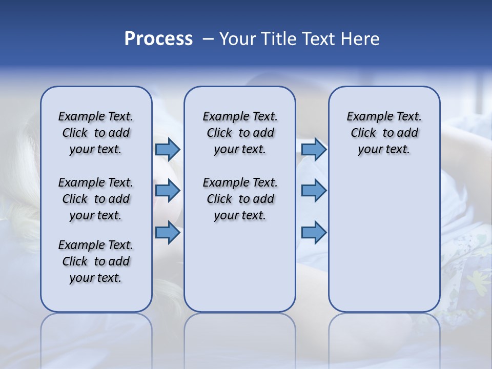 Sleepless Blonde Blanket PowerPoint Template