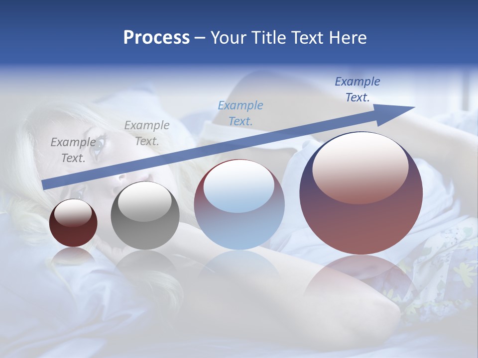 Sleepless Blonde Blanket PowerPoint Template