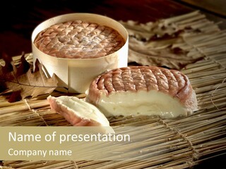 Gastronomy Food Cow's Milk Cheese PowerPoint Template