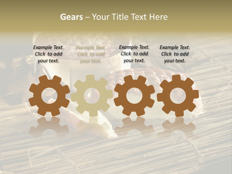 Gastronomy Food Cow's Milk Cheese PowerPoint Template