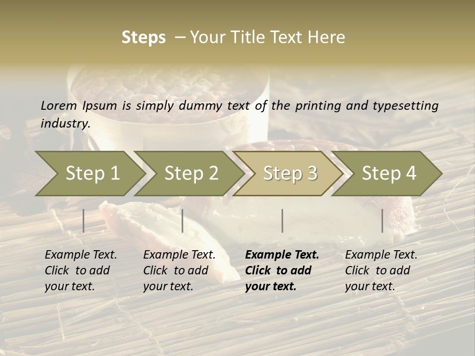 Gastronomy Food Cow's Milk Cheese PowerPoint Template