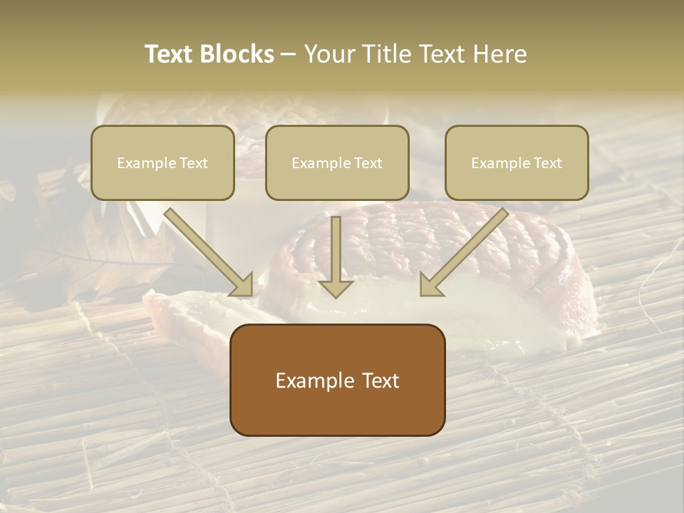 Gastronomy Food Cow's Milk Cheese PowerPoint Template