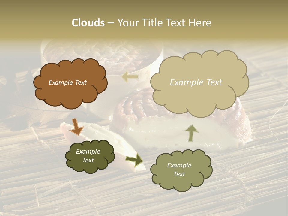 Gastronomy Food Cow's Milk Cheese PowerPoint Template