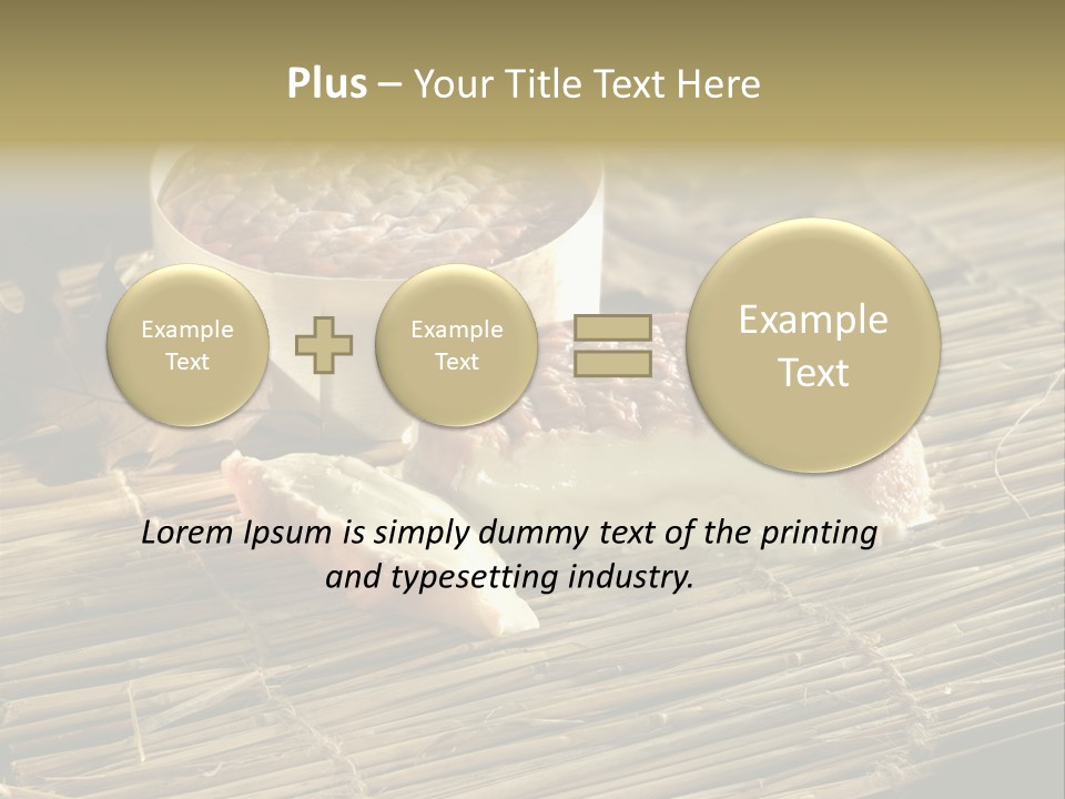 Gastronomy Food Cow's Milk Cheese PowerPoint Template