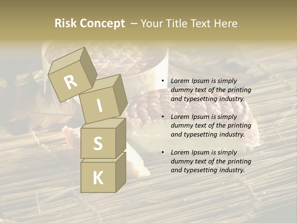 Gastronomy Food Cow's Milk Cheese PowerPoint Template