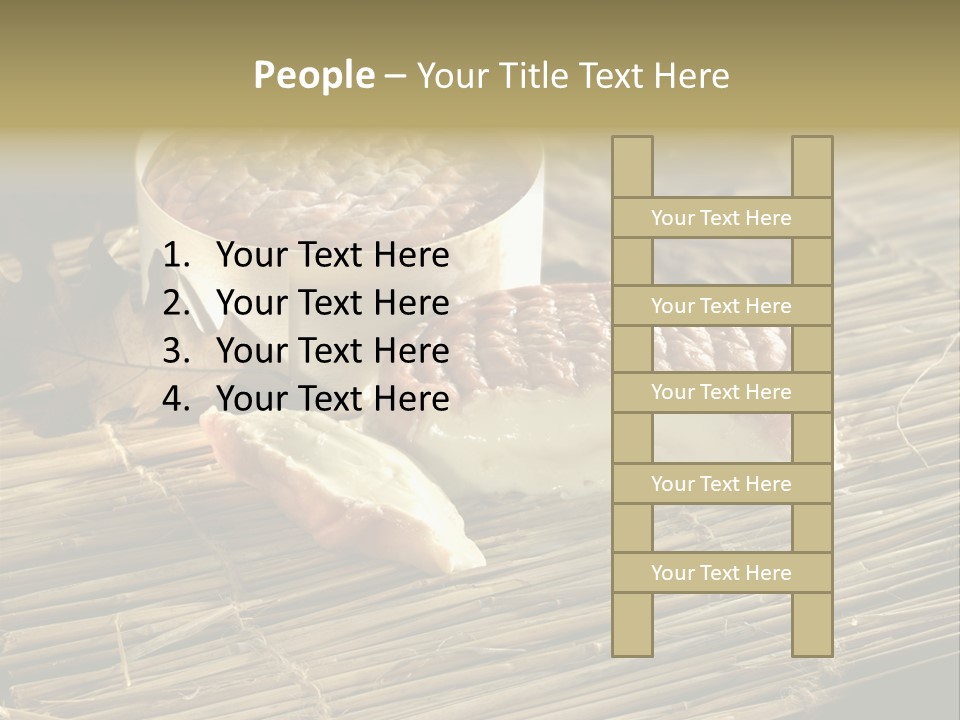 Gastronomy Food Cow's Milk Cheese PowerPoint Template