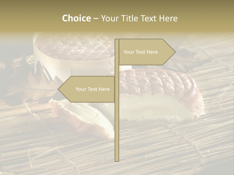 Gastronomy Food Cow's Milk Cheese PowerPoint Template