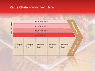 Napkin Teatime Roll PowerPoint Template