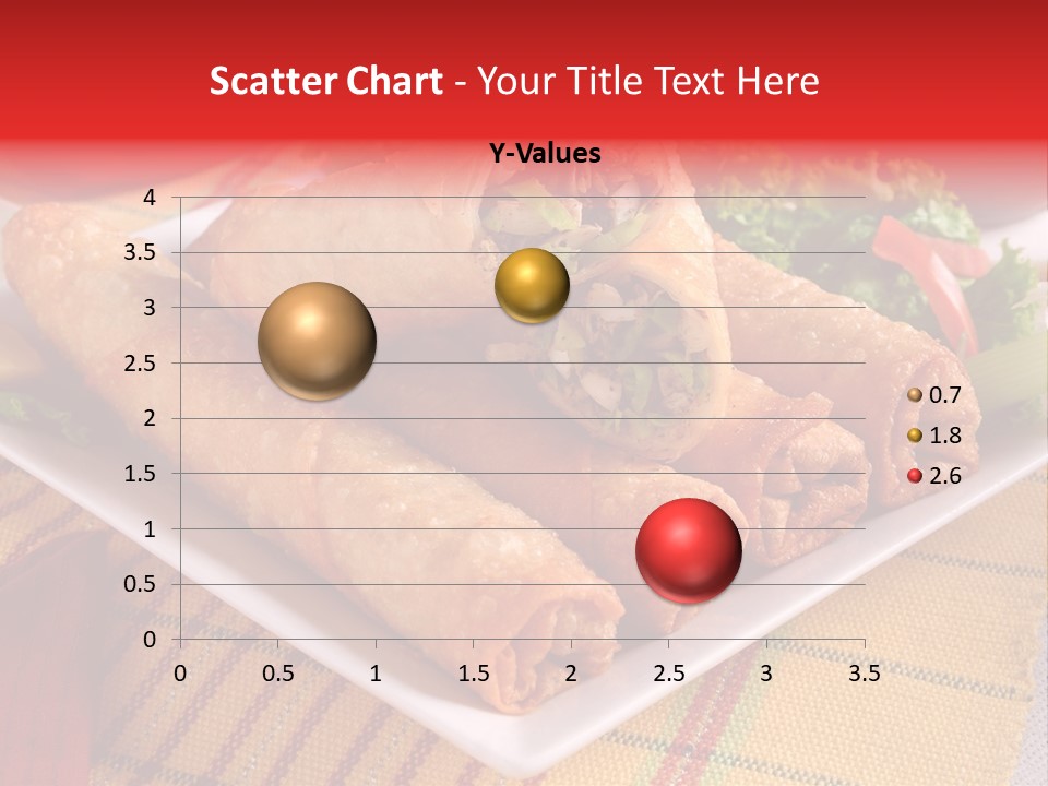 Napkin Teatime Roll PowerPoint Template