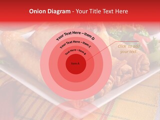 Napkin Teatime Roll PowerPoint Template