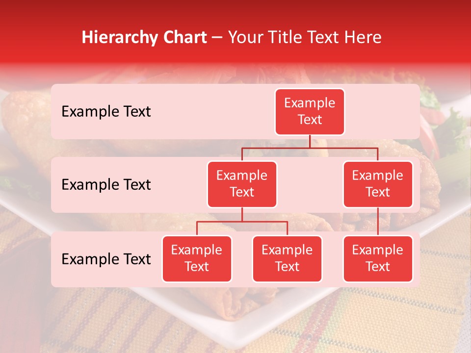 Napkin Teatime Roll PowerPoint Template