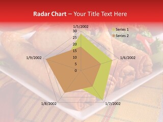 Napkin Teatime Roll PowerPoint Template