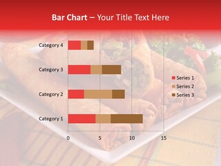 Napkin Teatime Roll PowerPoint Template