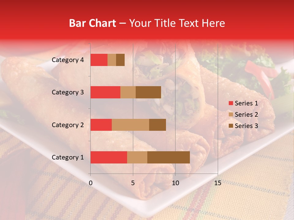 Napkin Teatime Roll PowerPoint Template