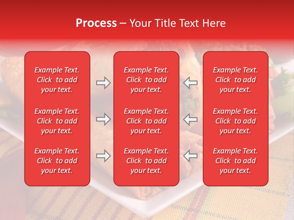 Napkin Teatime Roll PowerPoint Template