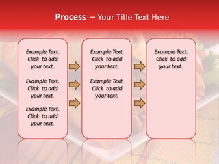Napkin Teatime Roll PowerPoint Template