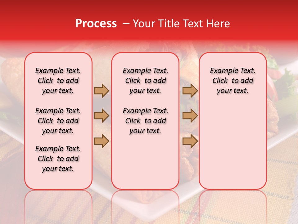 Napkin Teatime Roll PowerPoint Template