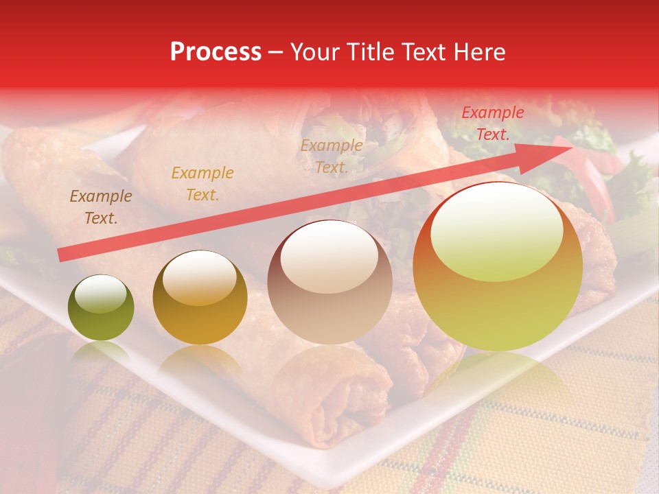 Napkin Teatime Roll PowerPoint Template