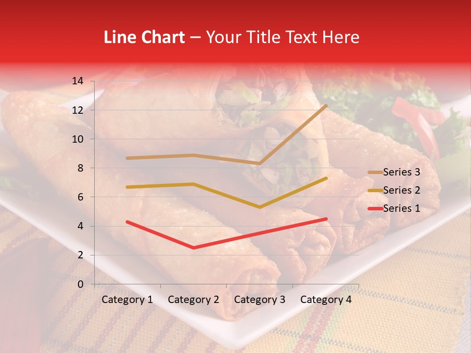 Napkin Teatime Roll PowerPoint Template