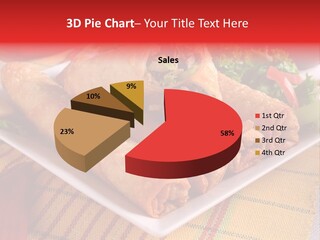 Napkin Teatime Roll PowerPoint Template