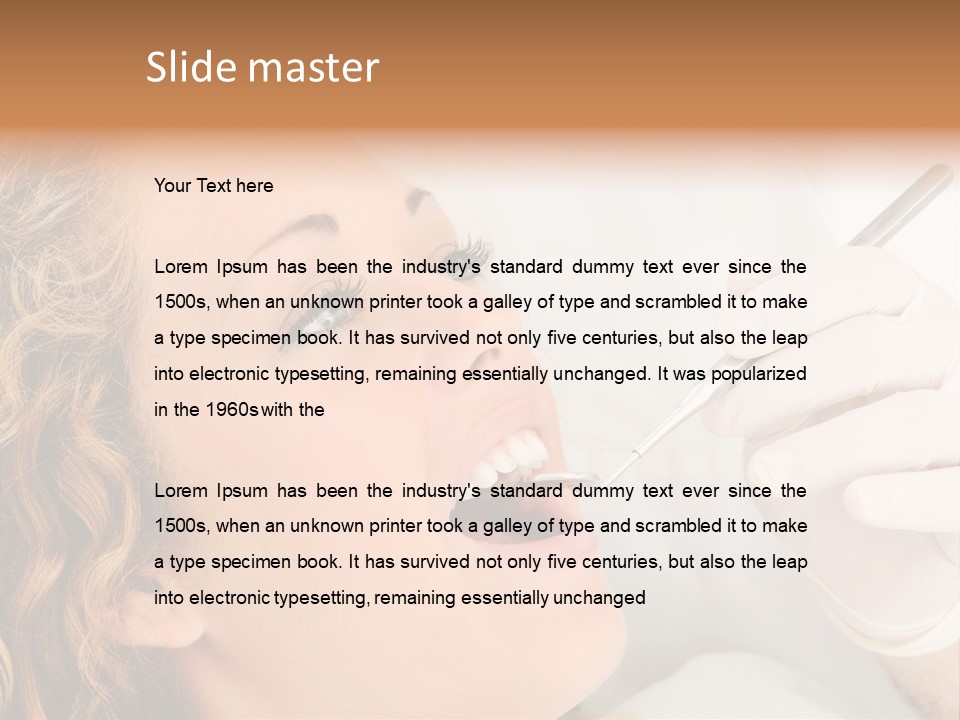 Clinical Girl Assistant PowerPoint Template