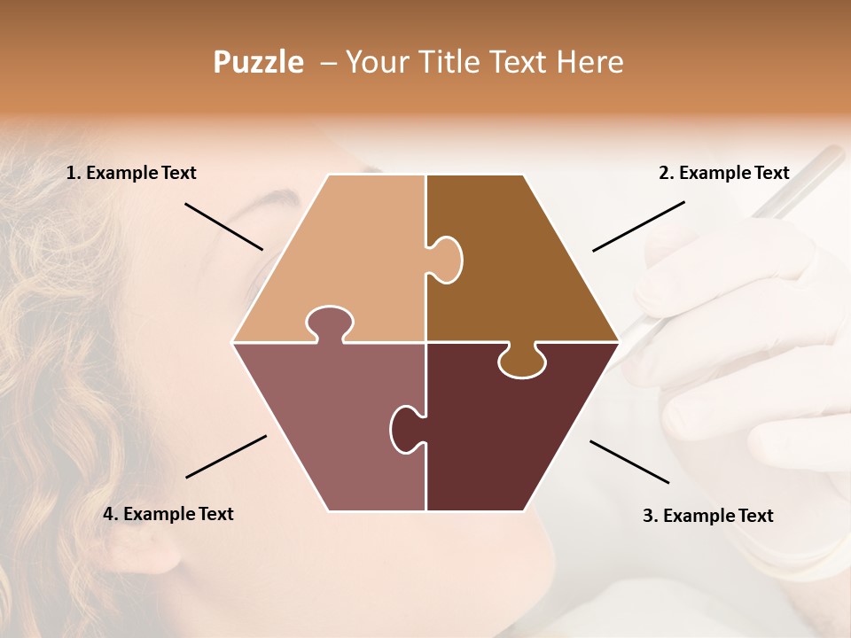Clinical Girl Assistant PowerPoint Template