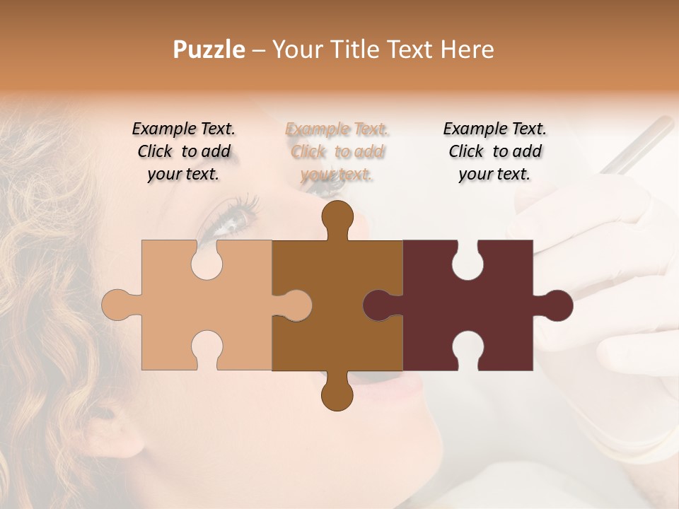 Clinical Girl Assistant PowerPoint Template