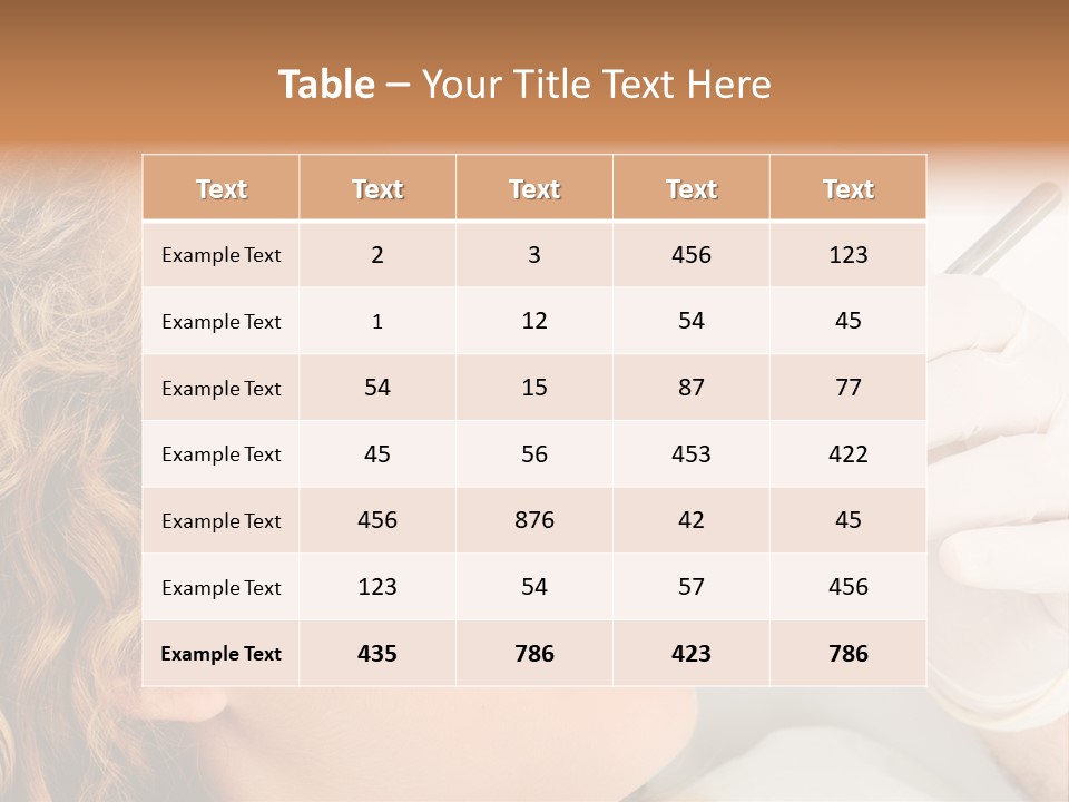 Clinical Girl Assistant PowerPoint Template