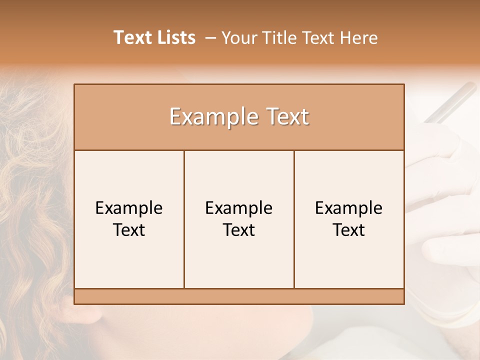 Clinical Girl Assistant PowerPoint Template