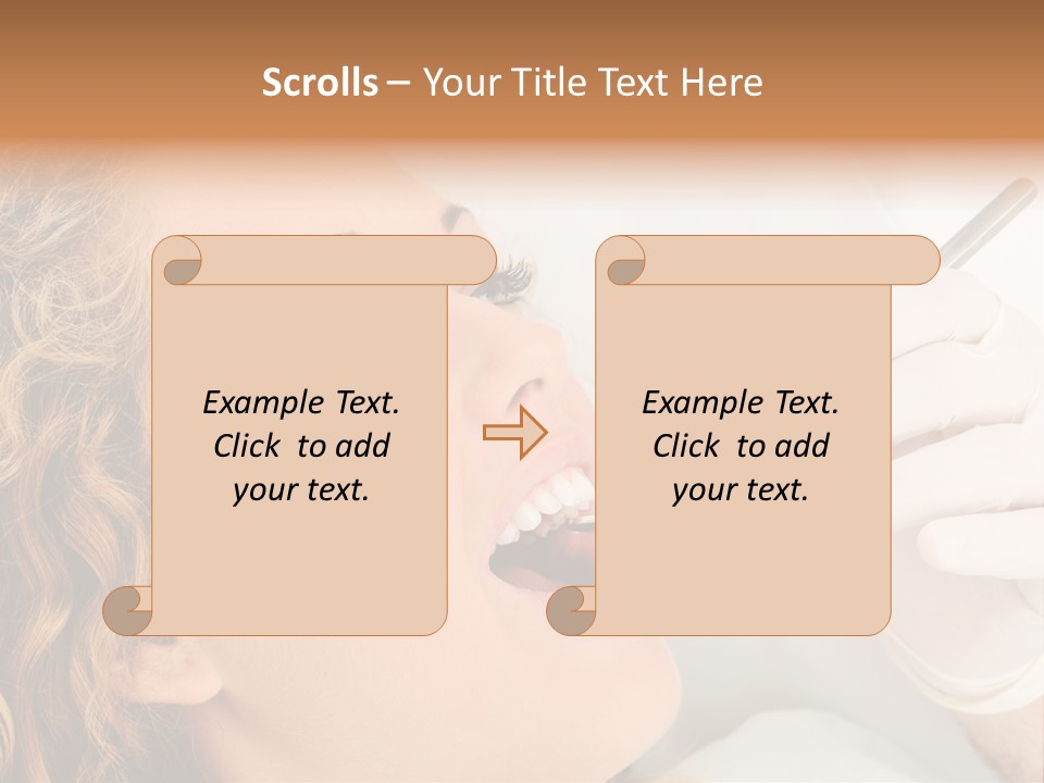 Clinical Girl Assistant PowerPoint Template