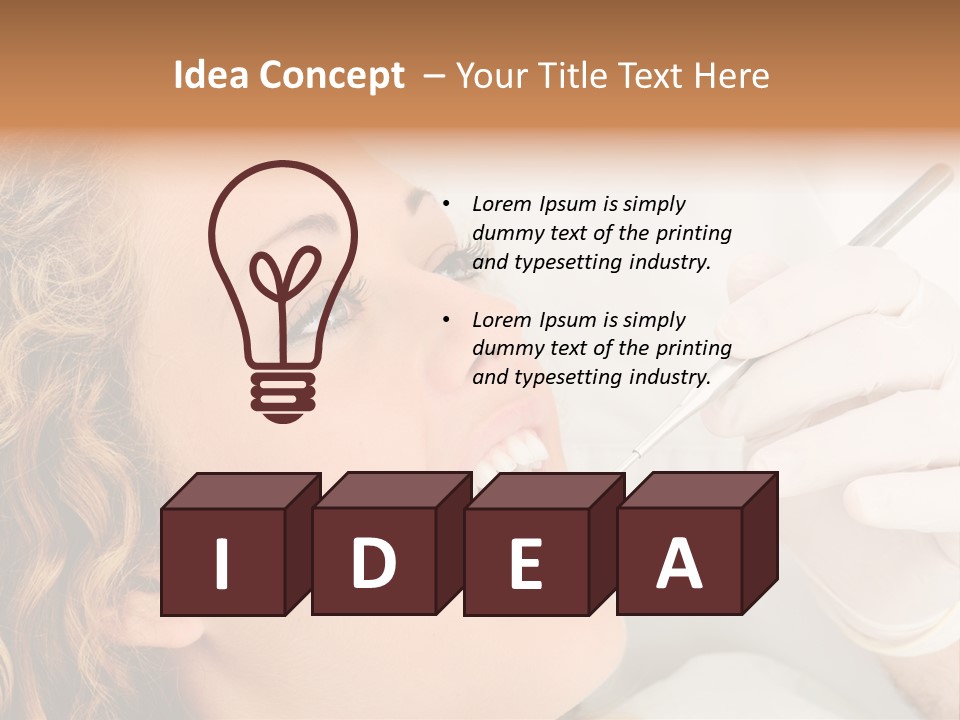 Clinical Girl Assistant PowerPoint Template