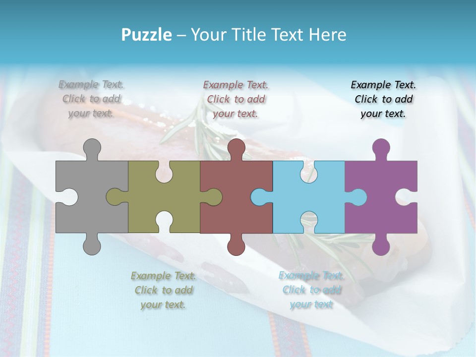 Color Ingredient Fish PowerPoint Template