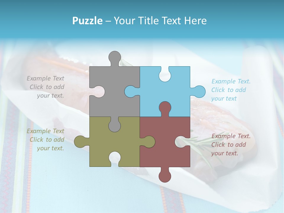 Color Ingredient Fish PowerPoint Template