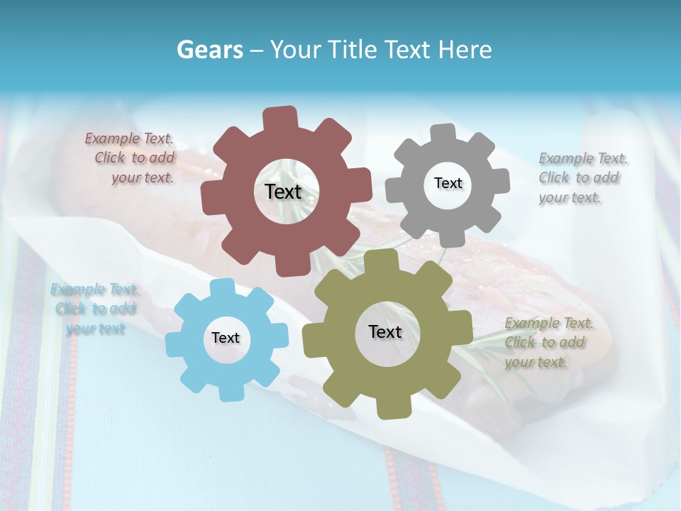 Color Ingredient Fish PowerPoint Template