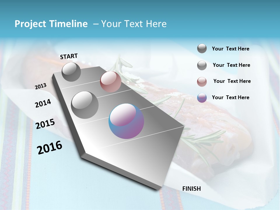 Color Ingredient Fish PowerPoint Template