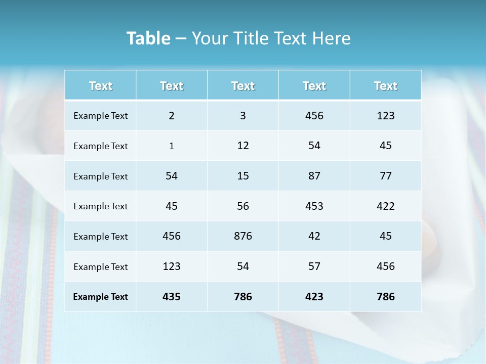 Color Ingredient Fish PowerPoint Template