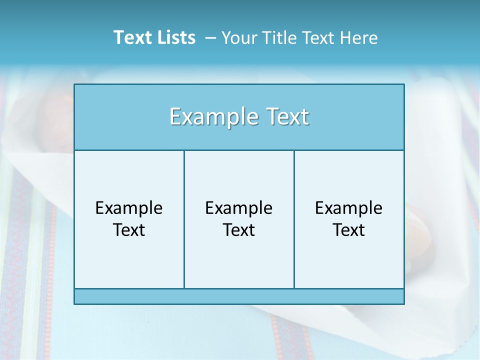 Color Ingredient Fish PowerPoint Template