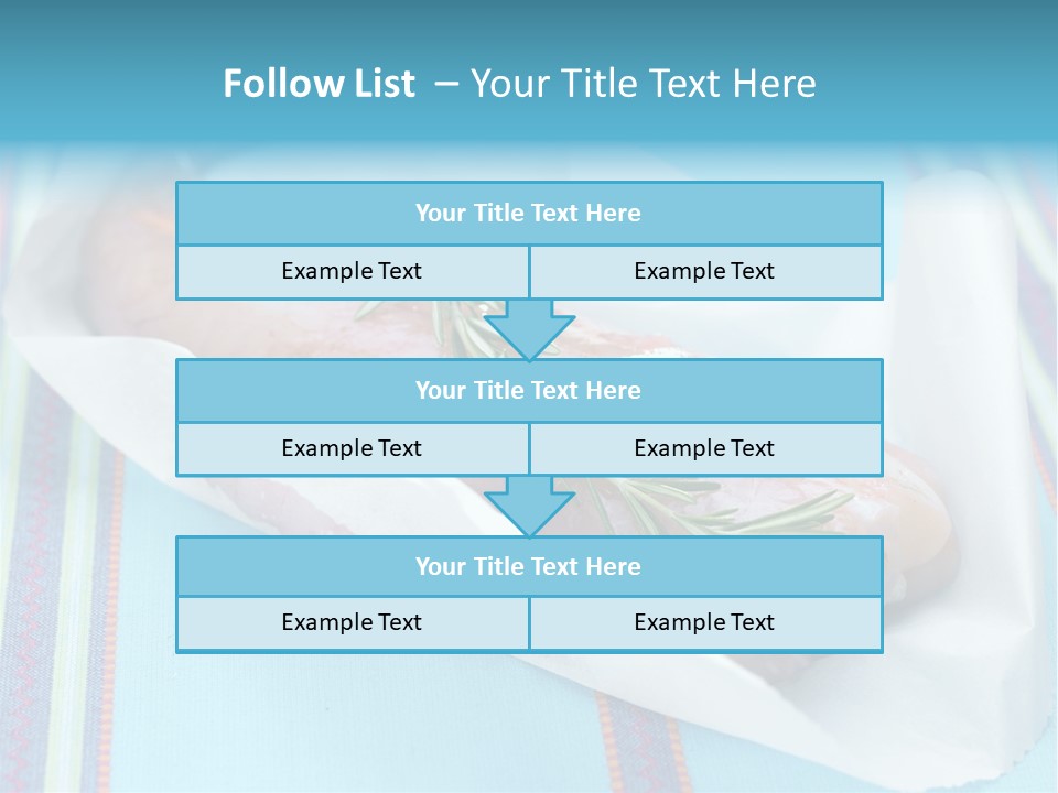 Color Ingredient Fish PowerPoint Template