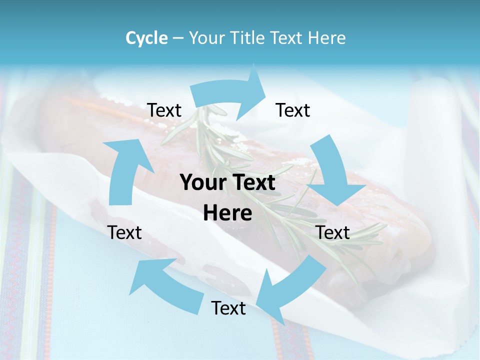 Color Ingredient Fish PowerPoint Template