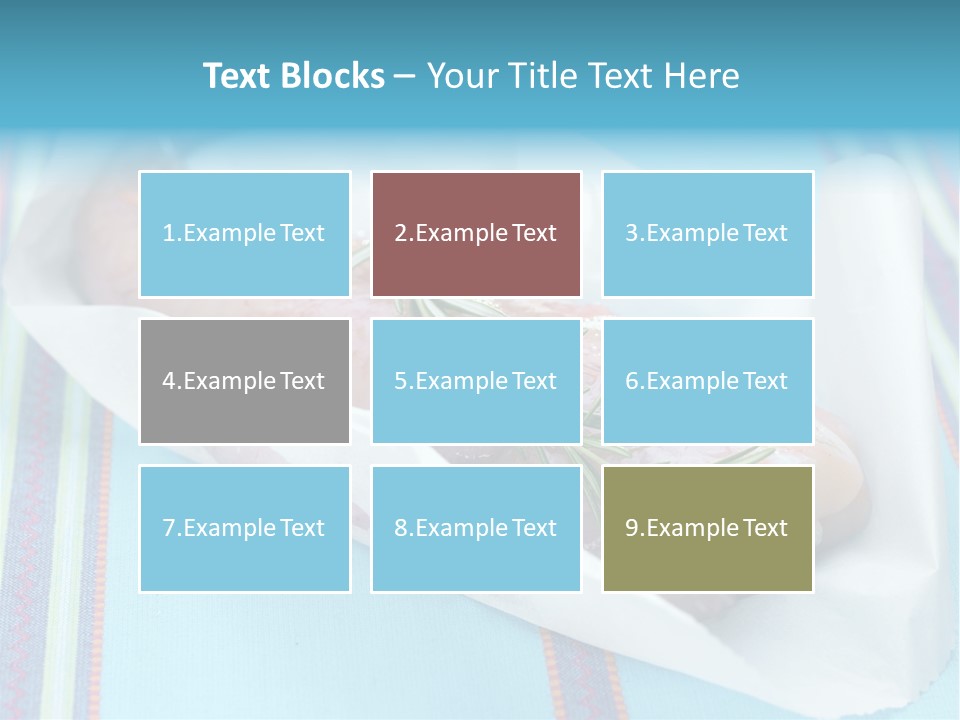 Color Ingredient Fish PowerPoint Template