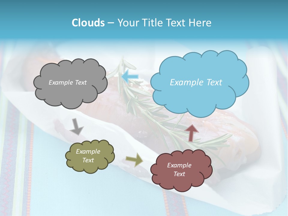 Color Ingredient Fish PowerPoint Template