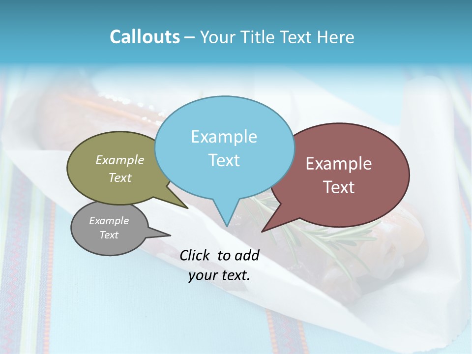 Color Ingredient Fish PowerPoint Template