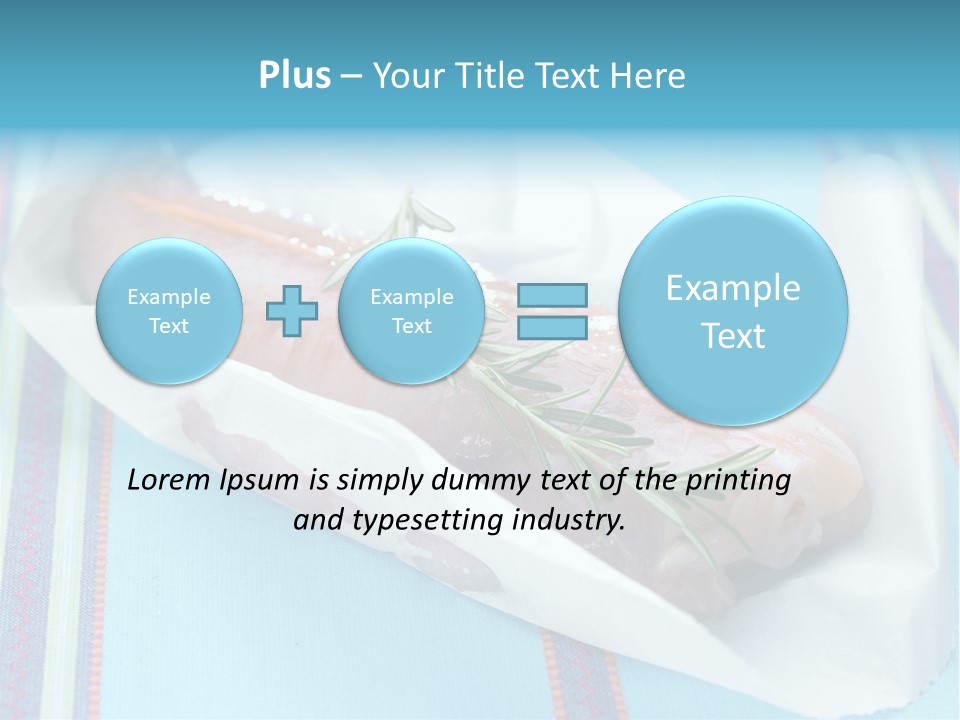 Color Ingredient Fish PowerPoint Template