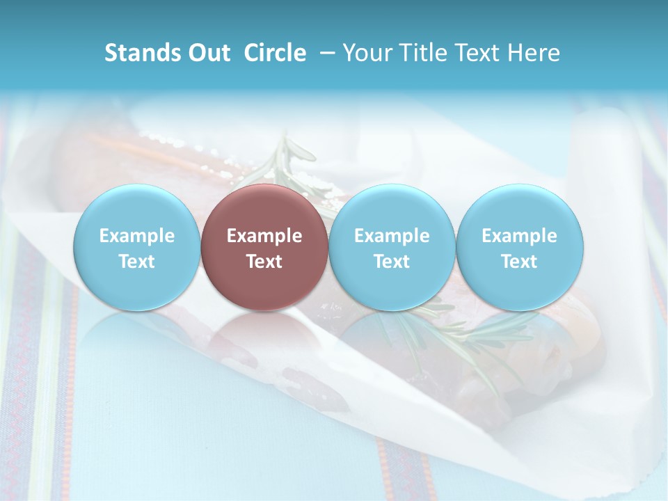 Color Ingredient Fish PowerPoint Template