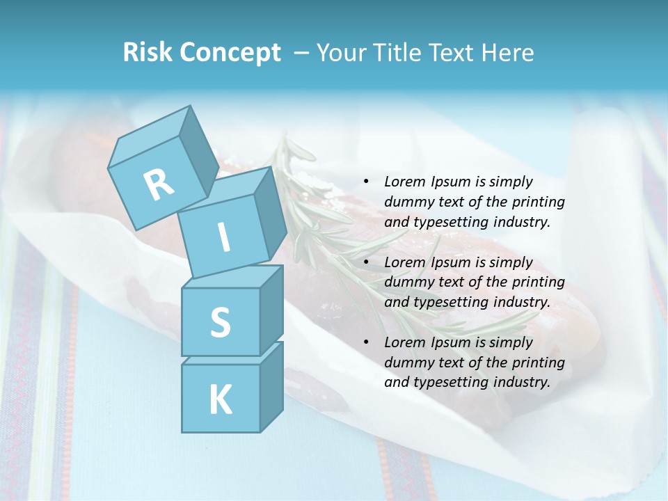 Color Ingredient Fish PowerPoint Template