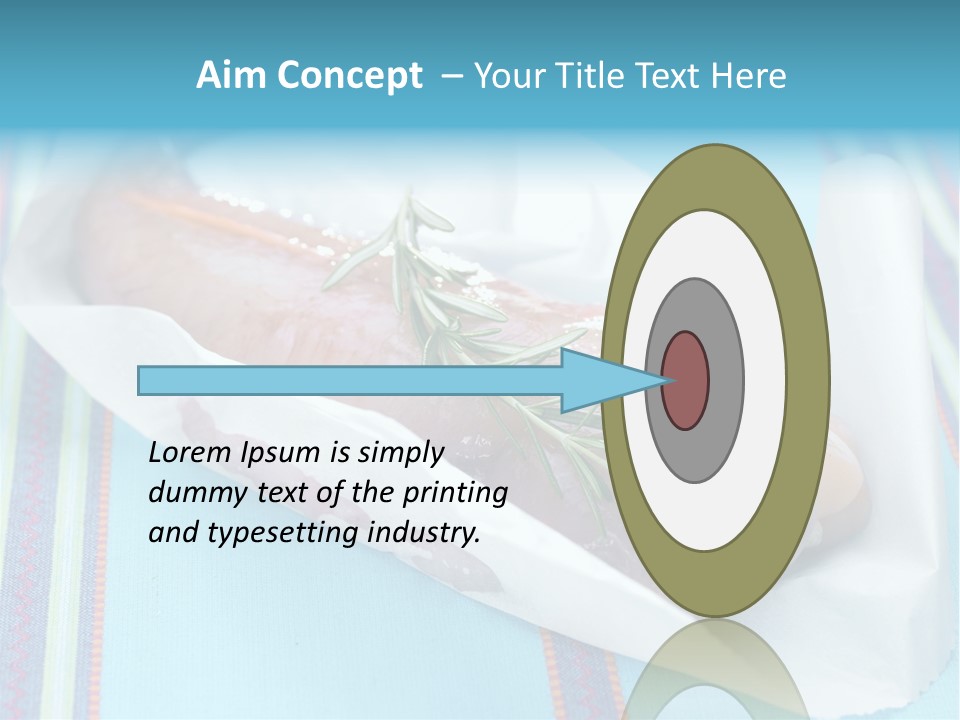 Color Ingredient Fish PowerPoint Template