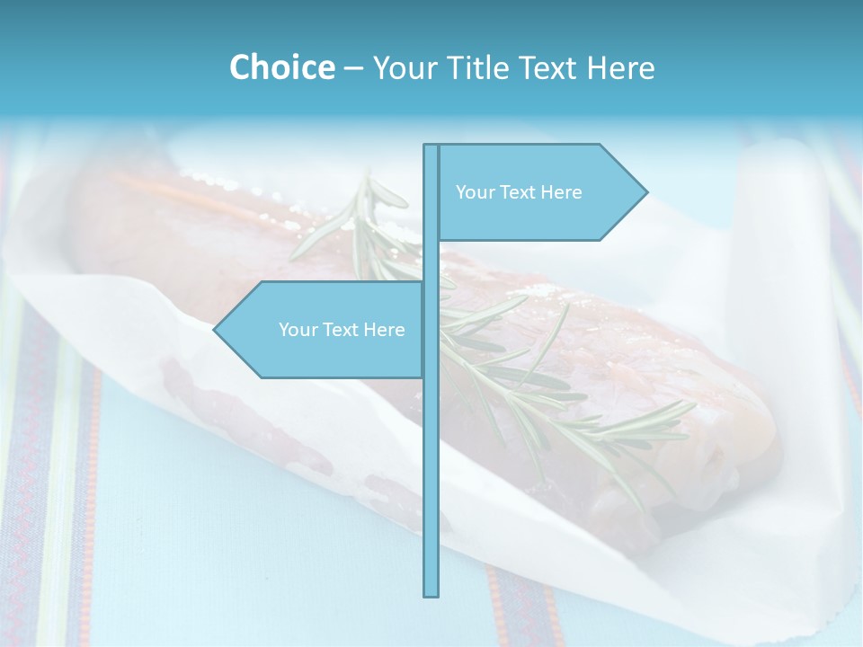 Color Ingredient Fish PowerPoint Template