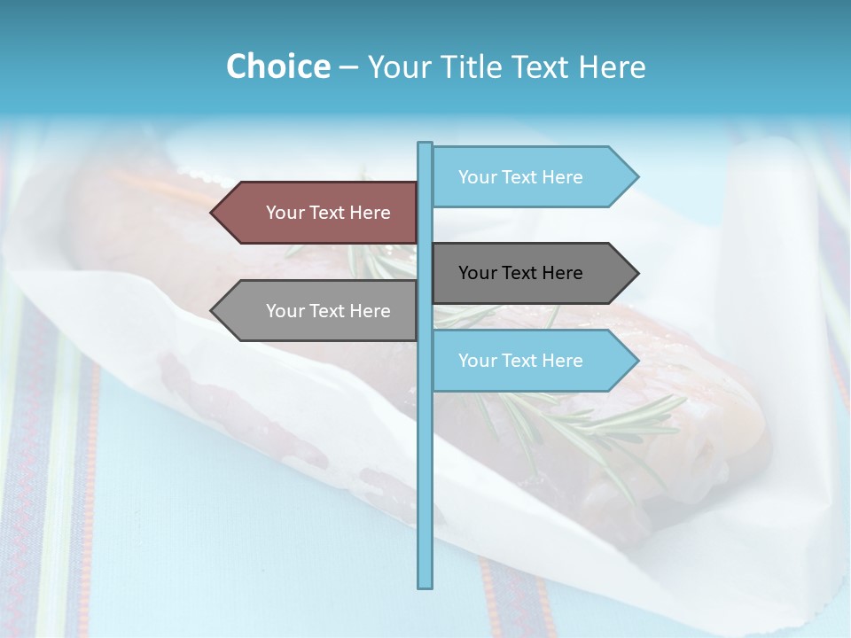 Color Ingredient Fish PowerPoint Template